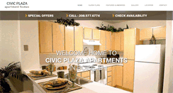 Desktop Screenshot of civicplaza-apartments.com